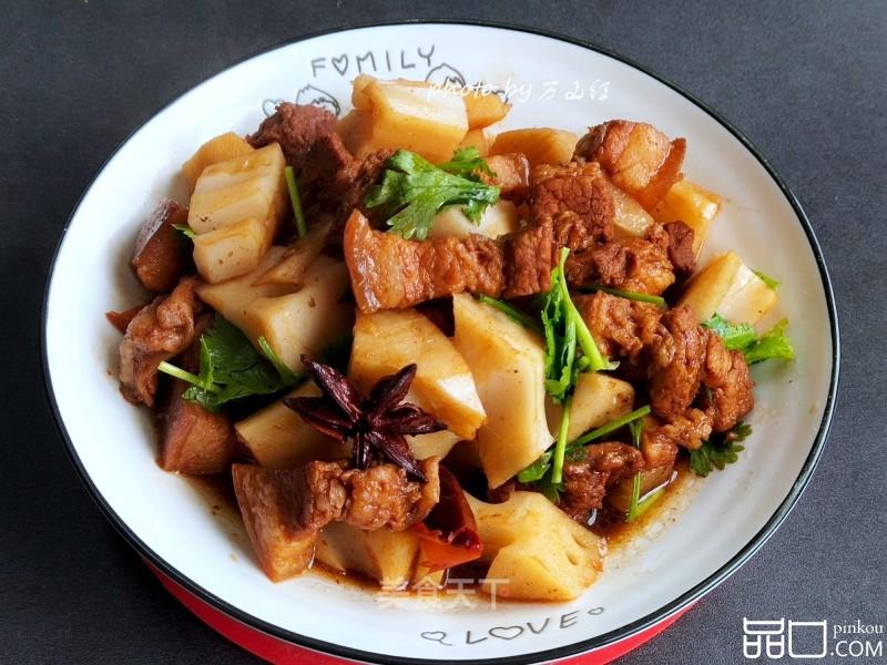 莲藕红烧肉