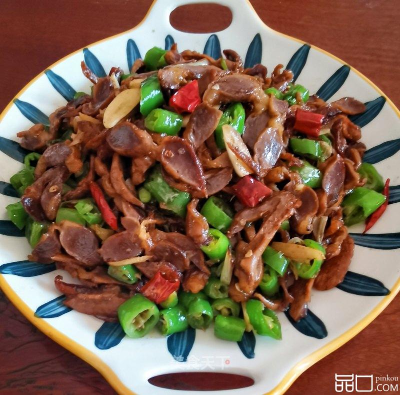 青椒炒鸡胗