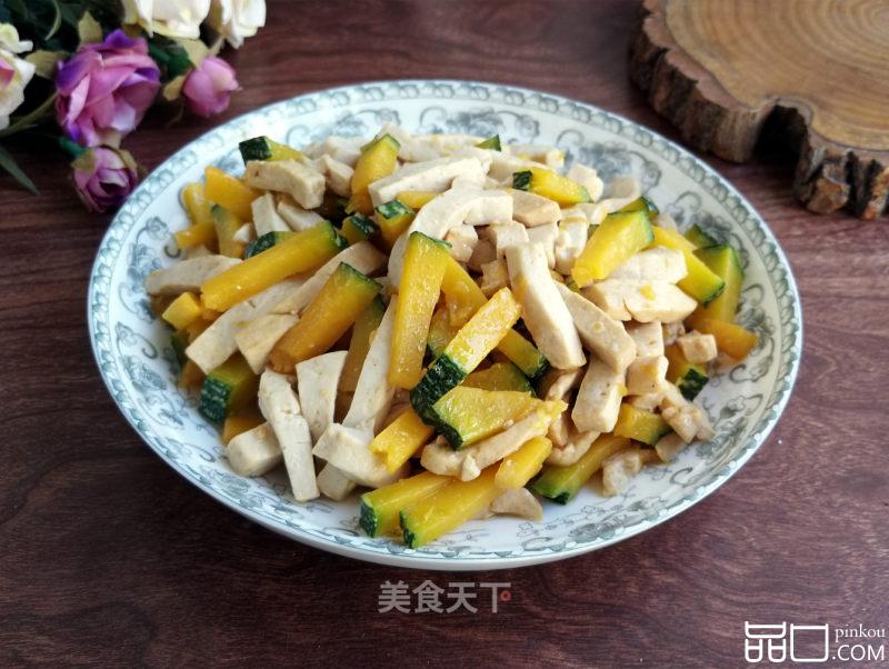 南瓜炒豆腐