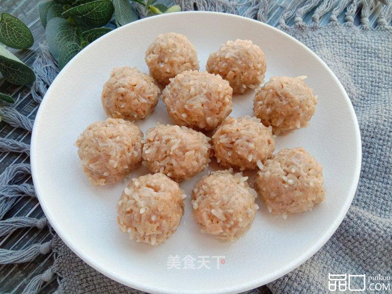 莲藕糯米丸子