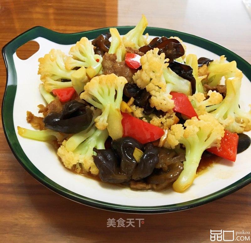木耳菜花炒肉