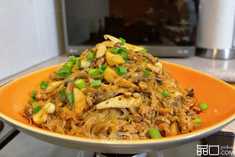 橄榄菜炒粉丝