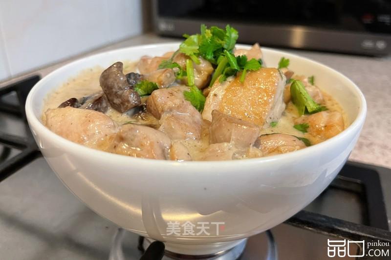 奶油滑鸡饭