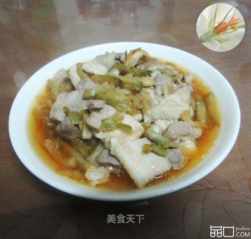 榨菜蒸五花肉