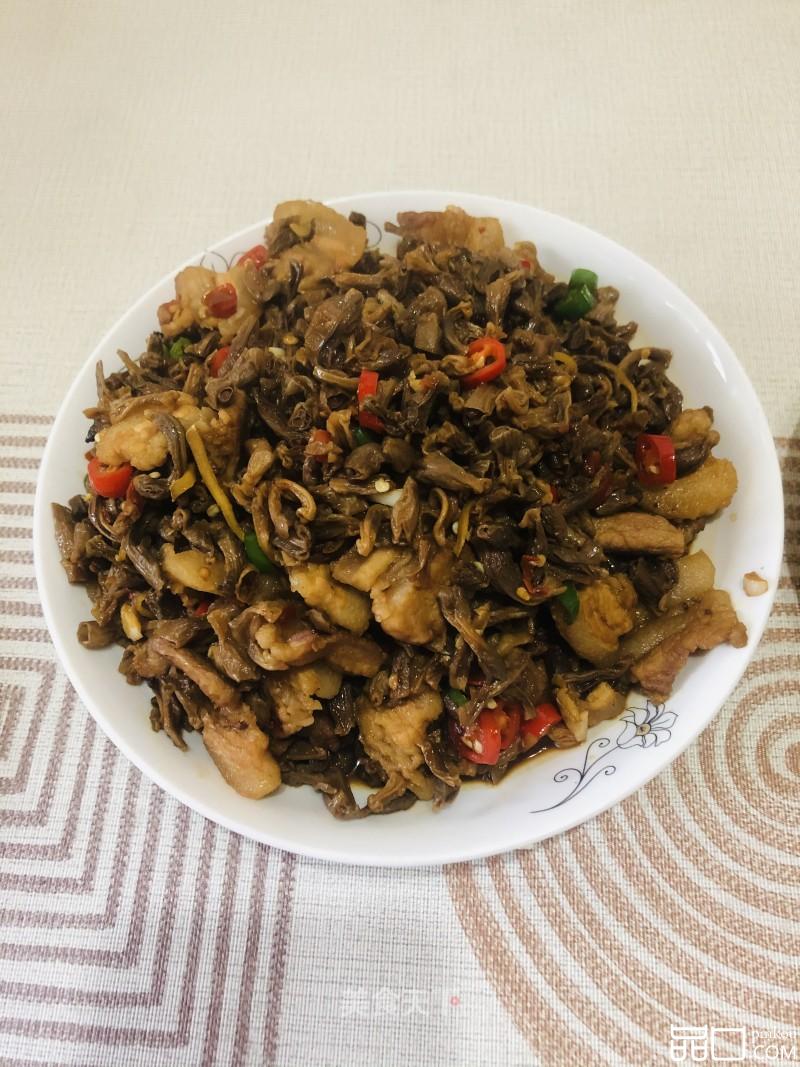 干豆角炒五花肉