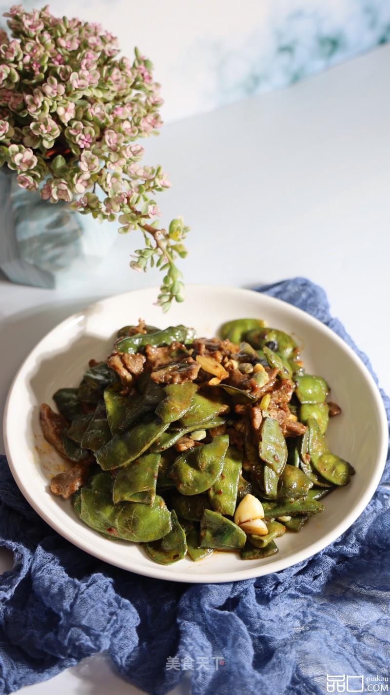 牛肉炒扁豆