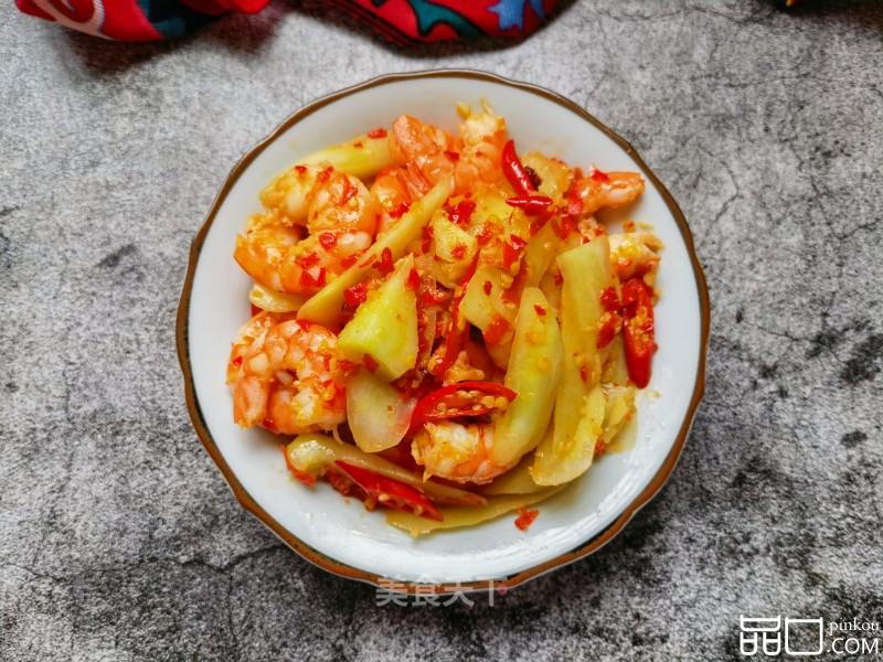 芥兰炒虾仁
