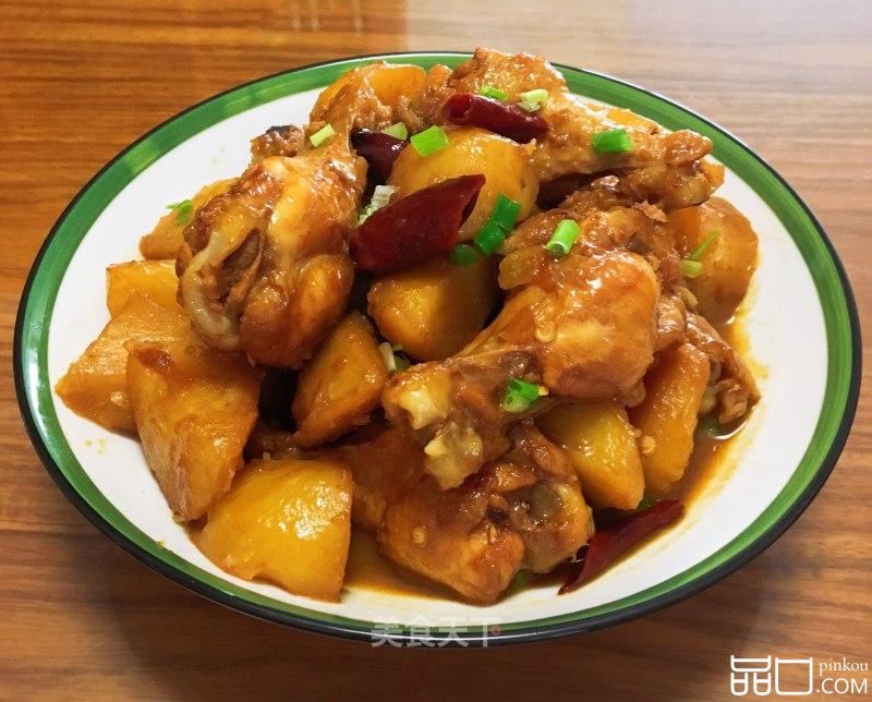 鸡翅根炖土豆