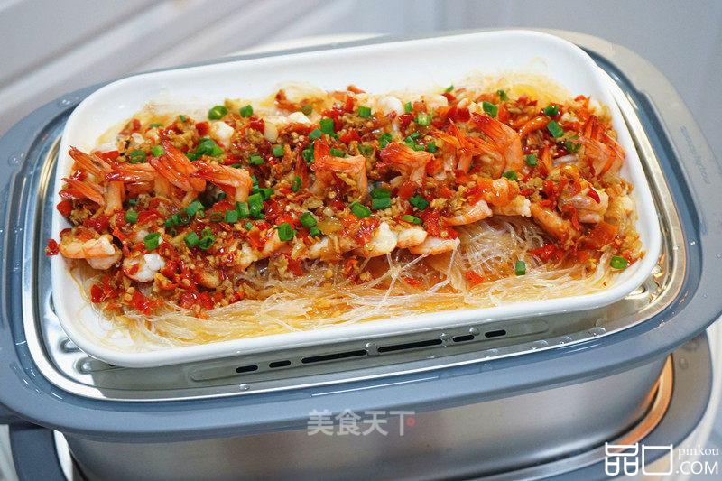 蒜蓉粉丝蒸虾之玉米排骨汤