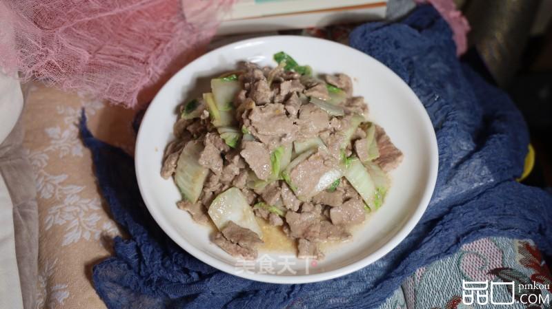 牛肉炒白菜