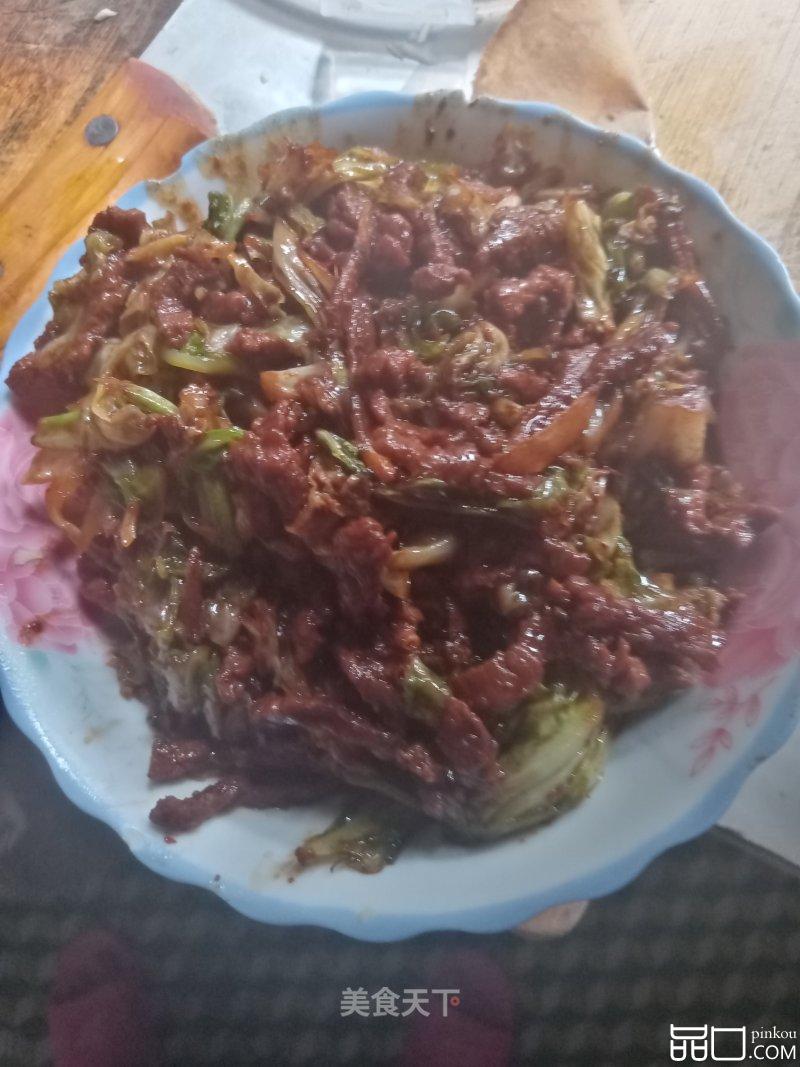 白菜牛肉丝