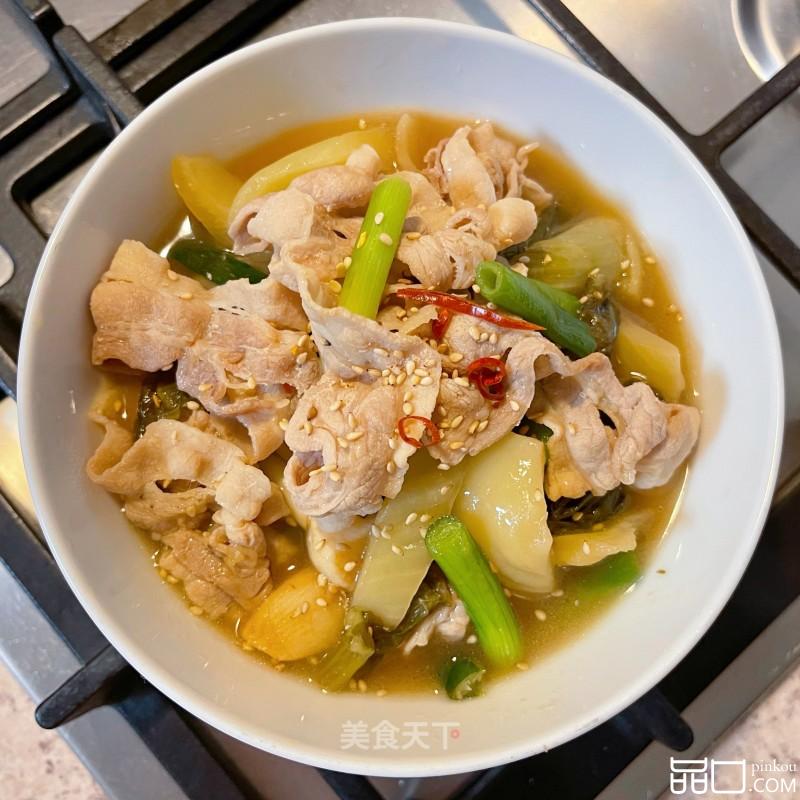 酸汤汆五花肉