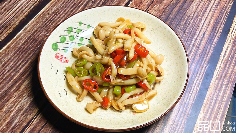 小炒白玉菇