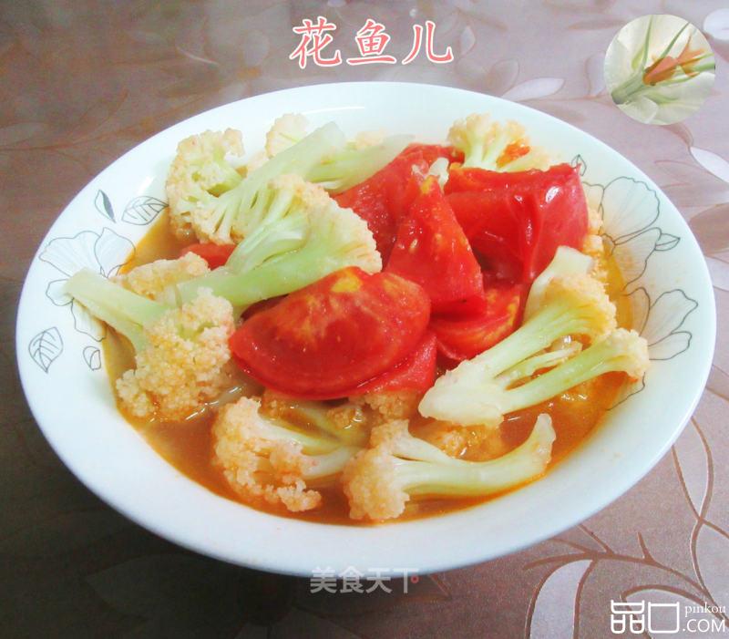 番茄煮花菜