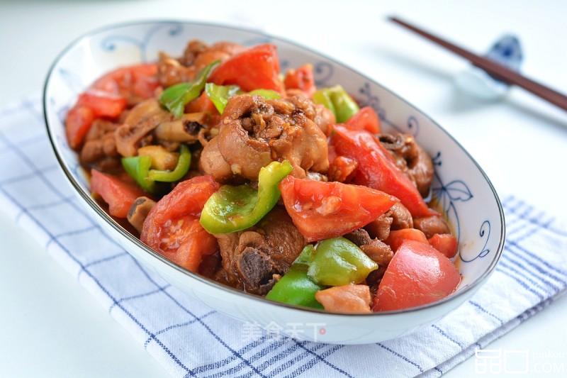 红烧鸡腿番茄
