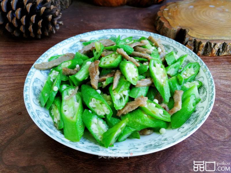 牛肉炒秋葵