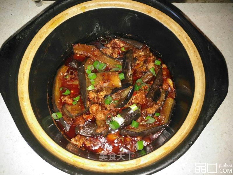 鱼香肉末茄子煲