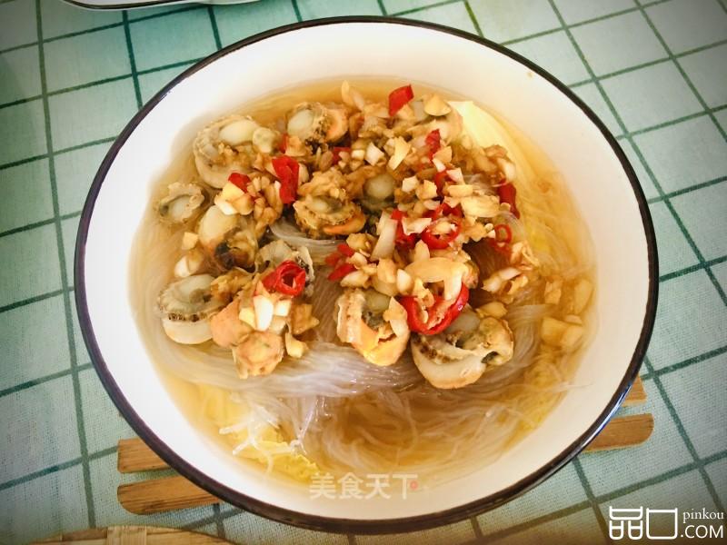 蒜蓉粉丝娃娃菜蒸扇贝