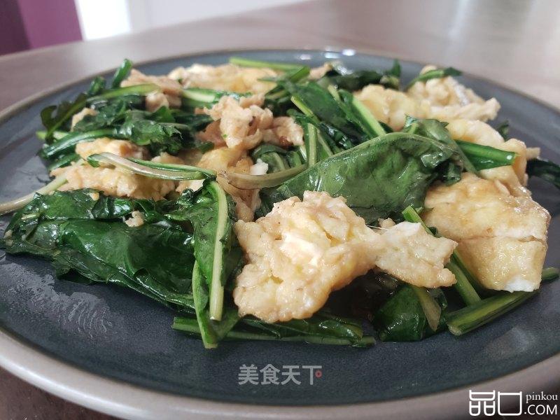 蒲公英炒鸡蛋