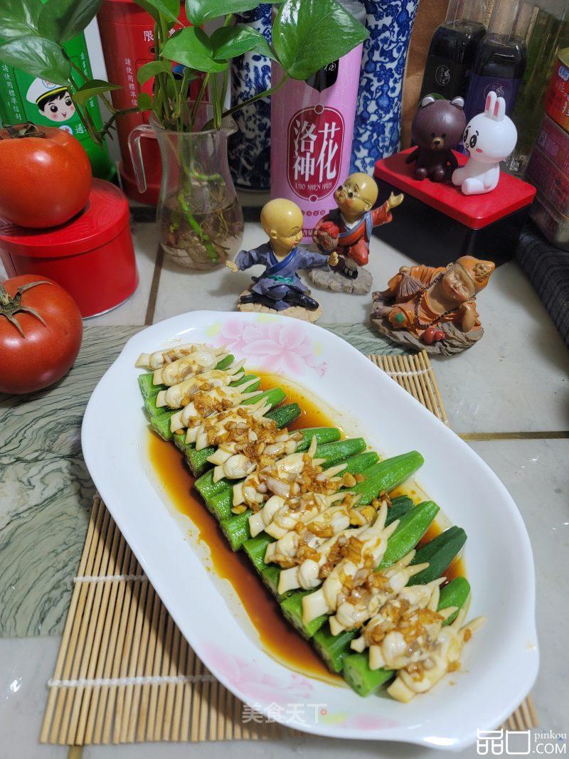 秋葵拼蛏子