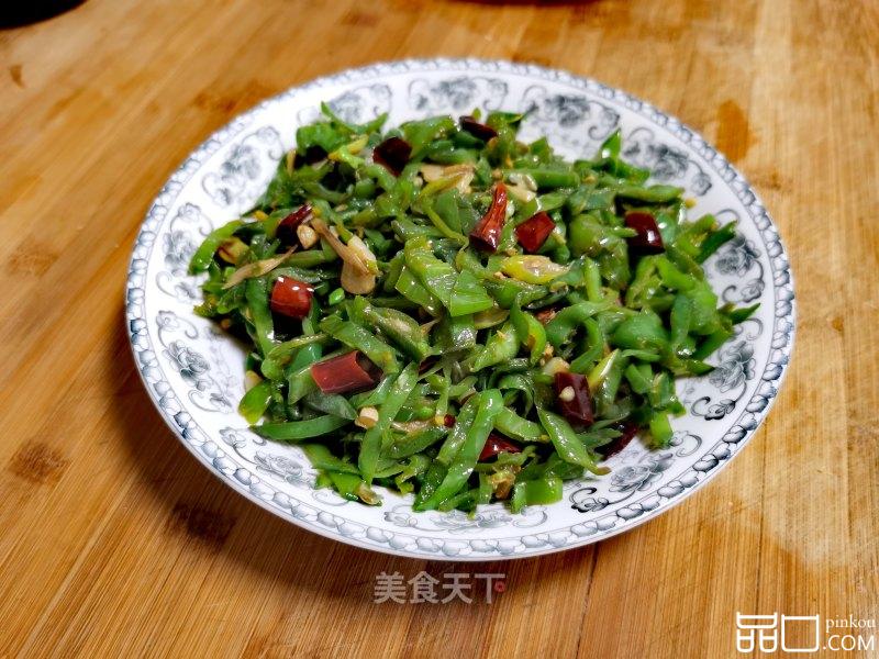 青椒扁豆丝
