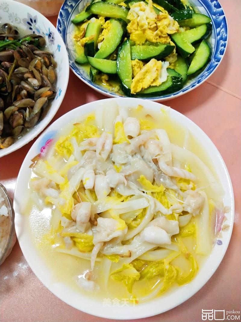 美容养颜胶原蛋白满满的娃娃菜焖鱼泡