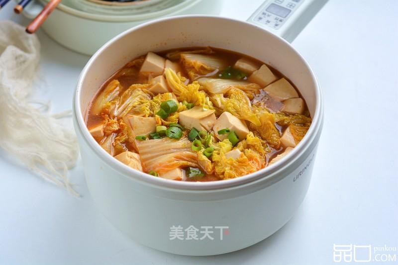 娃娃菜炖豆腐