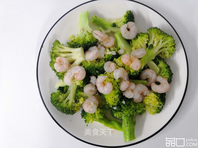 #西兰花虾仁 这样做，颜色鲜亮不会变黄