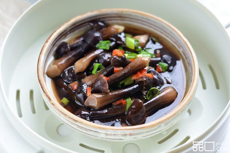 清蒸黑鸡枞菌