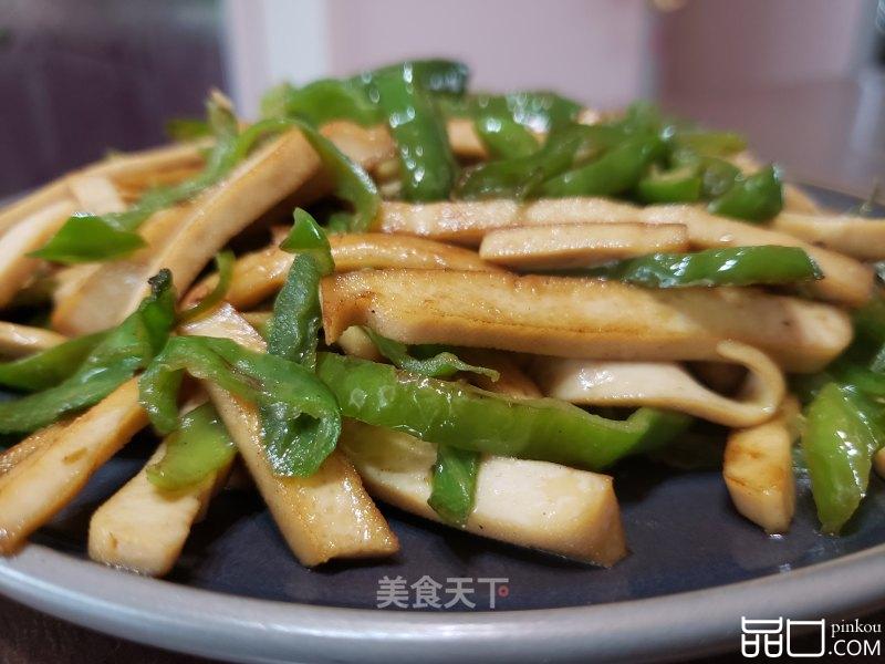 尖椒炒豆干