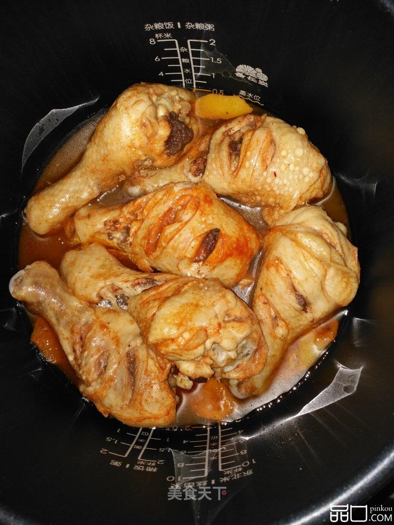 电饭锅奥尔良烧鸡腿