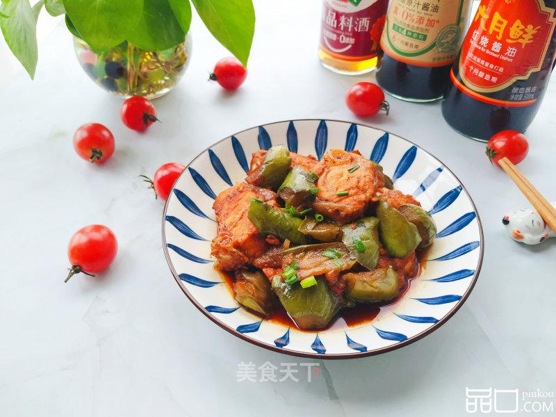 崇明绿茄子炖鱼