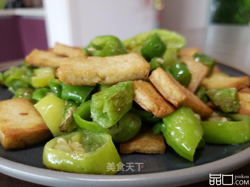 尖椒炒豆腐
