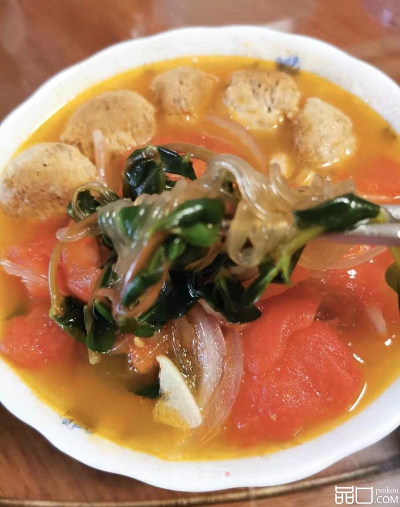西红柿丸子粉条
