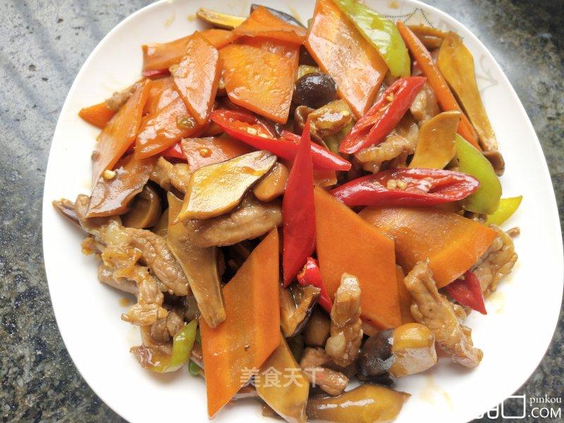 鸡枞菌炒肉丝