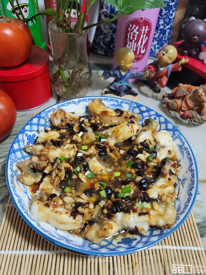 鼓汁蒸鱼腩