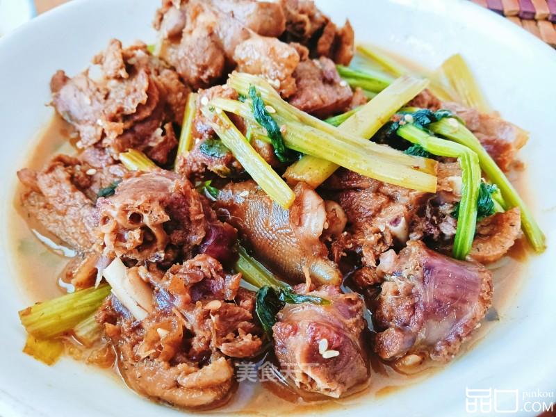 芹菜炒鹅肉