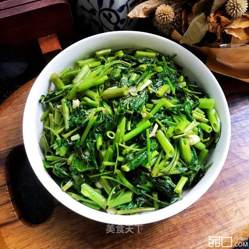 茶油炒空心菜