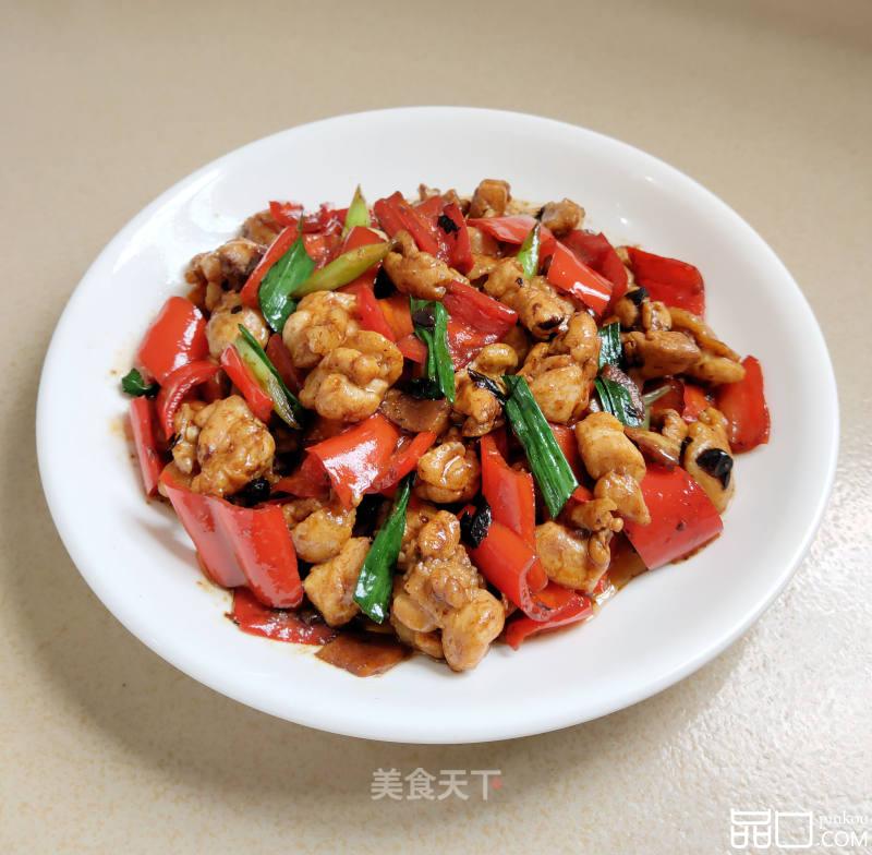豉香红椒炒鸡丁