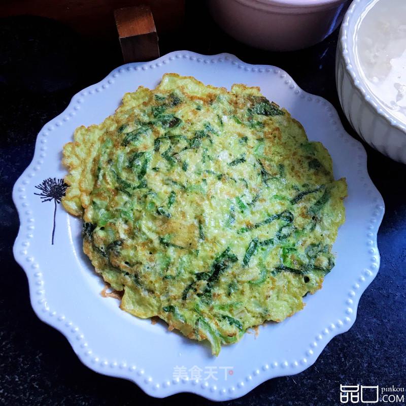 韭黄青菜煎蛋