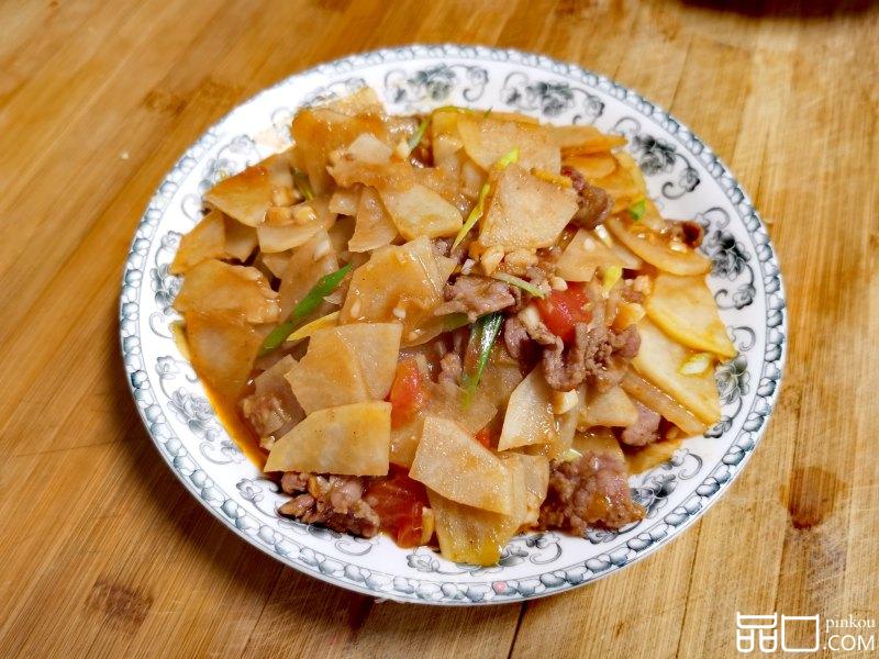 西红柿土豆炒牛肉