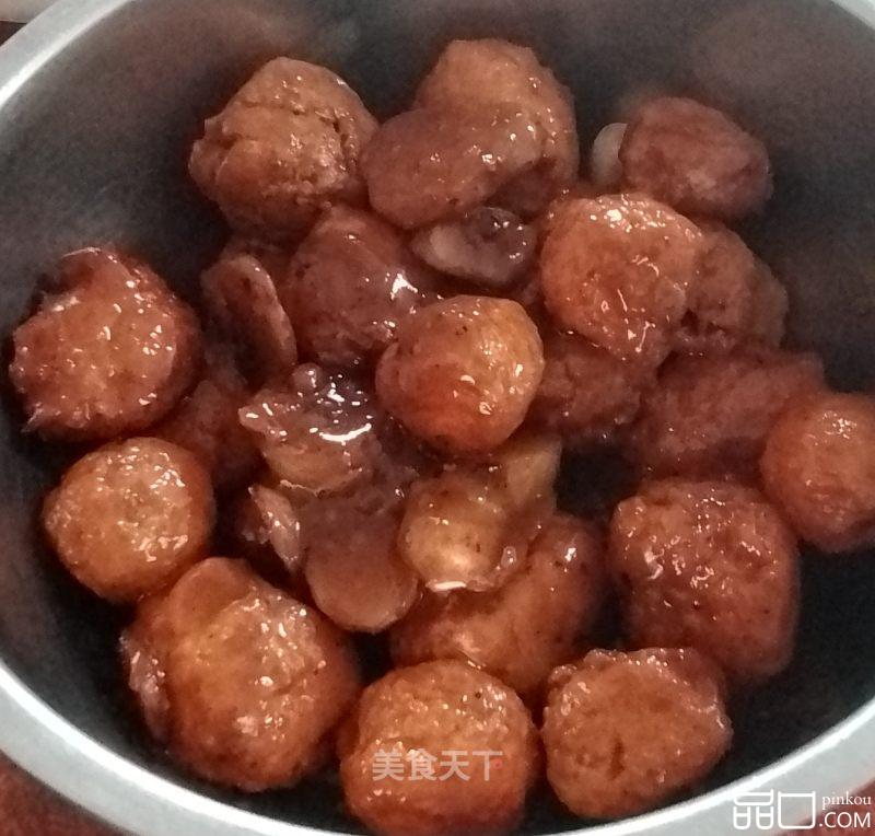 鸡胸脯版四喜丸子