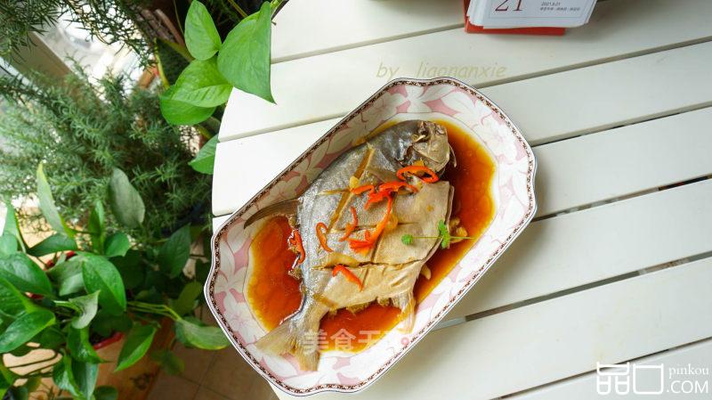 酱油水煮鲳鱼