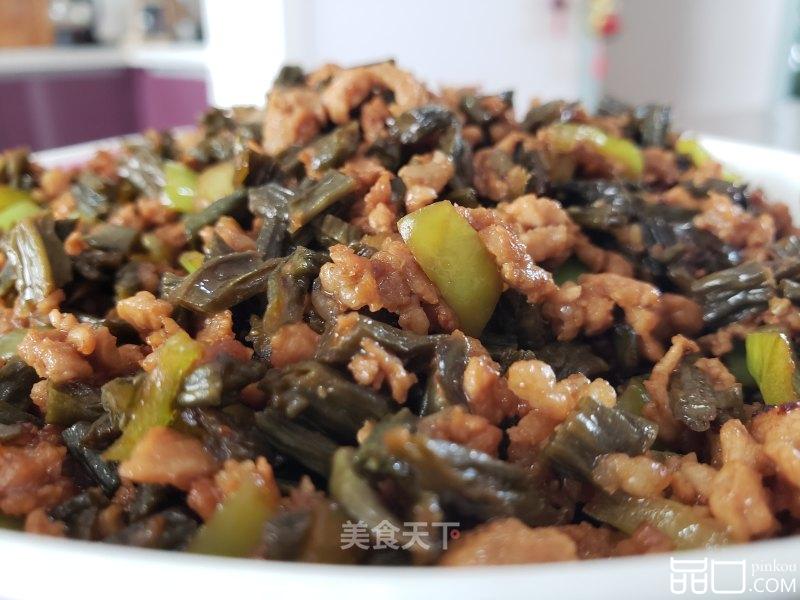 干豆角炒肉末