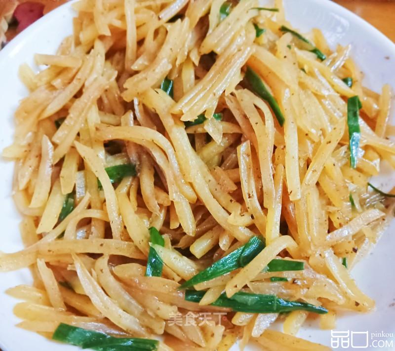 葱炒土豆丝