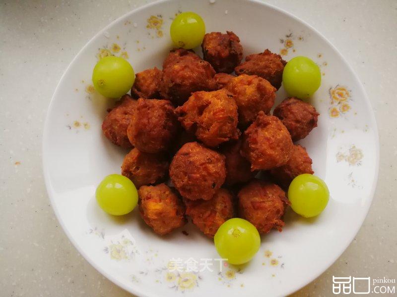 干炸豆渣丸子