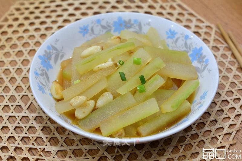 清香爽口的蒜烧冬瓜条
