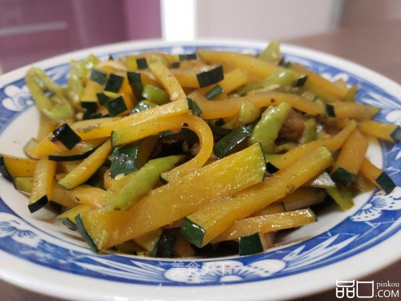 尖椒炒南瓜