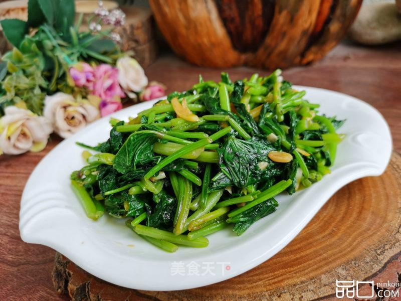 蒜香腐乳红薯叶