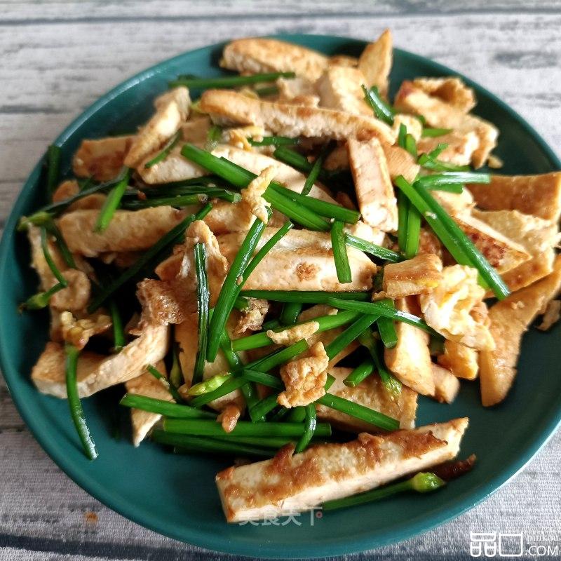 韭苔炒豆腐